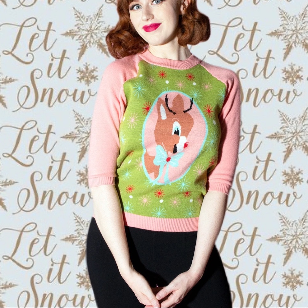 CHRISTMAS SPECIAL DEER SWEATER **READ BELOW** - Picture 2 of 12